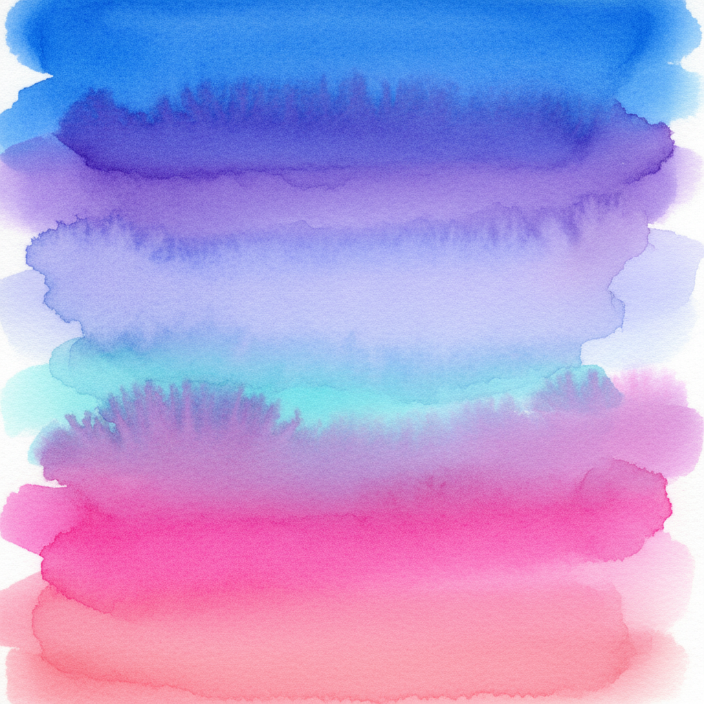Blue and Purple Rainbow Background